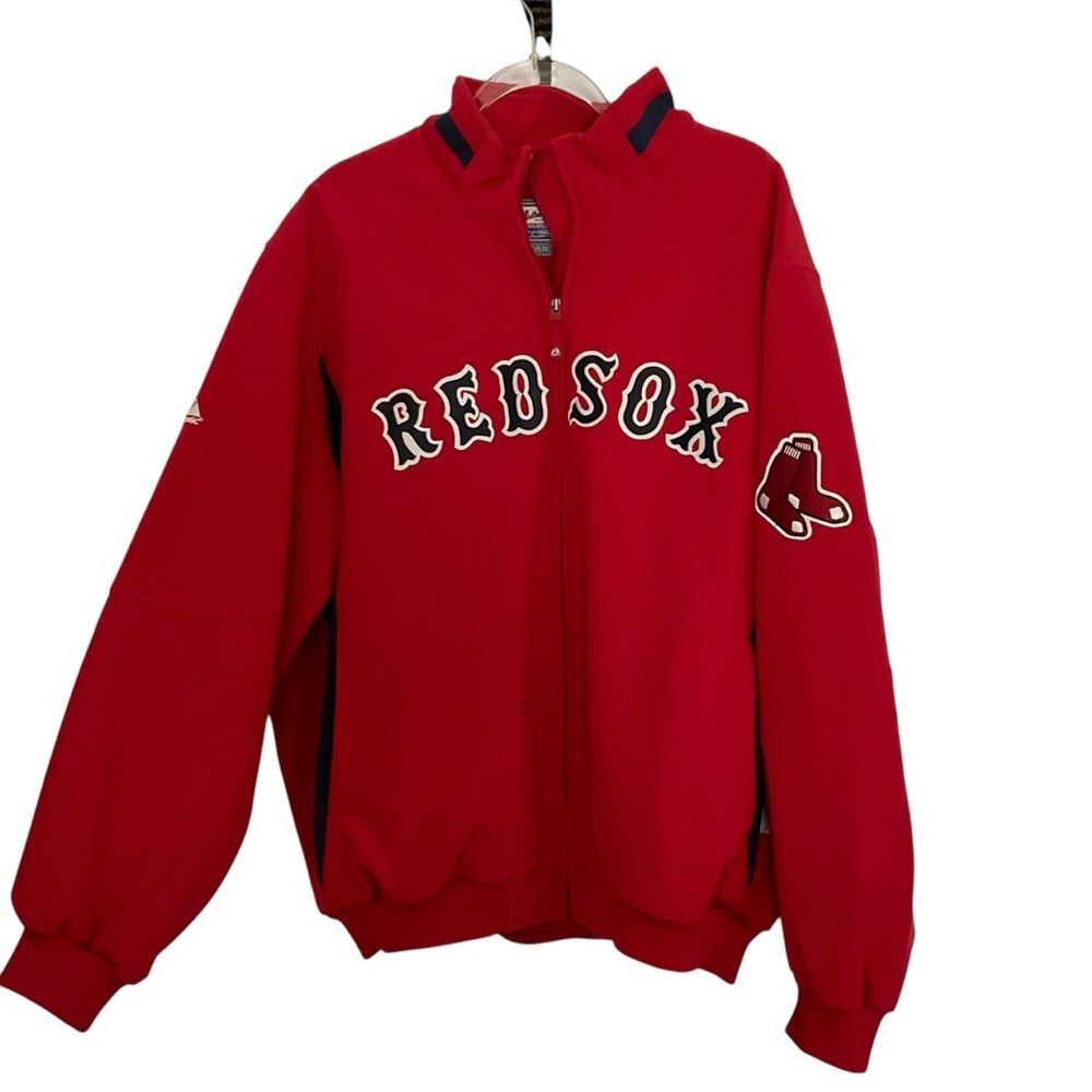 Majestic Authentic Collection Mens' Boston Red Sox  Bomber Jacket Size 2XL